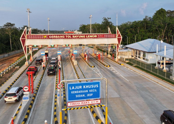 Diskon 20 Persen Saat Nataru di 12 Ruas Tol Trans Sumatera, Termasuk Indralaya - Prabumulih