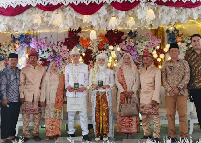 Gadis Lubuk Linggau Dinikahi Bule Turki, Usai Resepsi Langsung Boyongan