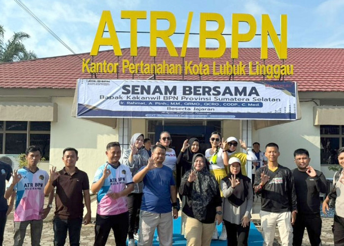 Perkuat Sinergi dan Produktivitas, BPN Sumsel Gelar Senam Bersama di Lubuk Linggau