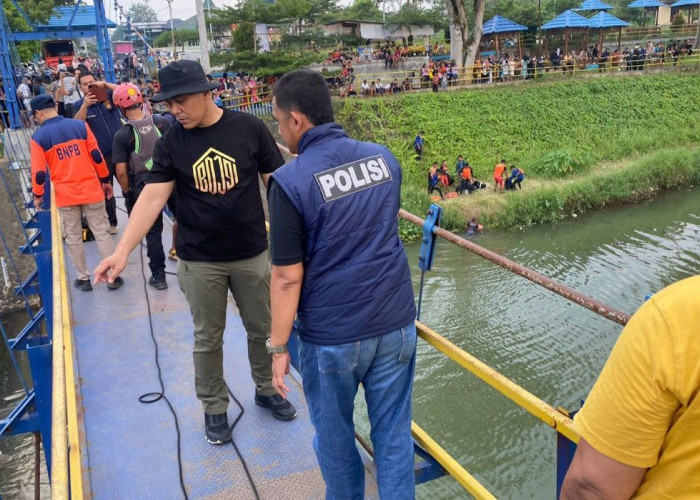 Terjun dari Jembatan, Pelajar SMK Negeri 4 Lubuk Linggau Tenggelam di Bendungan Watervang