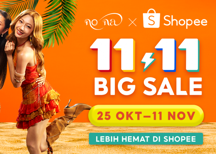 Shopee 11.11 Big Sale Hadirkan Warna Baru, Kolaborasi no na Bikin Keseruan Belanja Makin Naik Level!