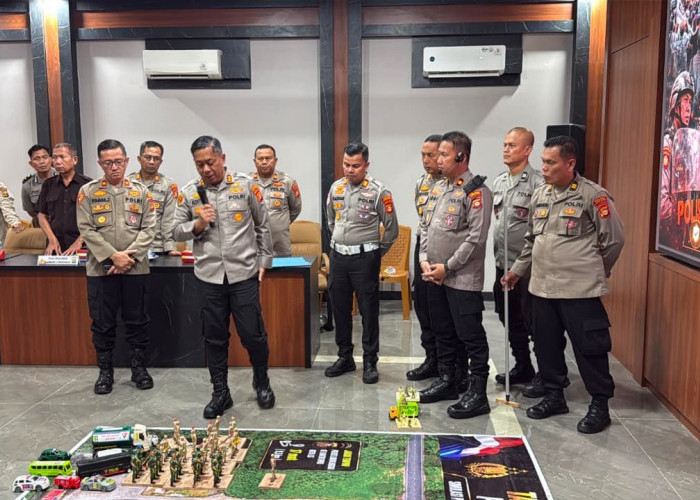 Polres Lubuk Linggau Latihan TFG Kesiapan Operasional Penanganan Unjuk Rasa