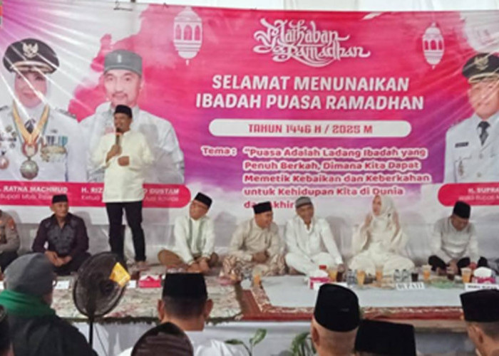 Safari Ramadan ke Selangit Musi Rawas, Ini Pesan Bupati Hj Ratna Machmud