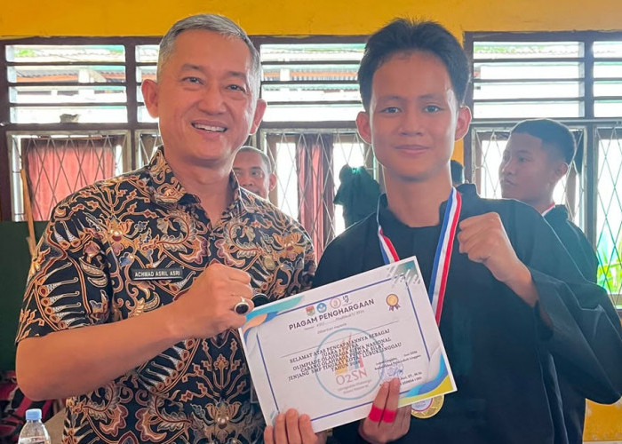 Bangga, M. Qibran Alfarabi Raih Medali Emas O2SN Pencak Silat, Siap Wakili Lubuk Linggau Berlaga di Provinsi