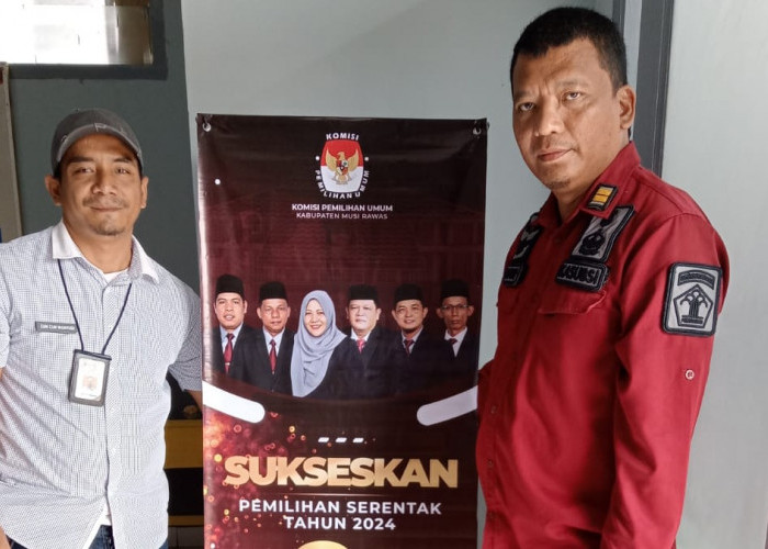 Pilkada 2024, KPU Musi Rawas Pasang Banner Pemberitahuan di Lapas Narkotika Kelas IIA Muara Beliti