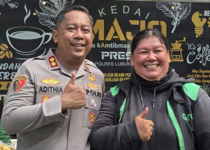 Ojol di Lubuk Linggau Silahkan Manfaatkan Fasilitas Gratis di Kedai Majo Presisi