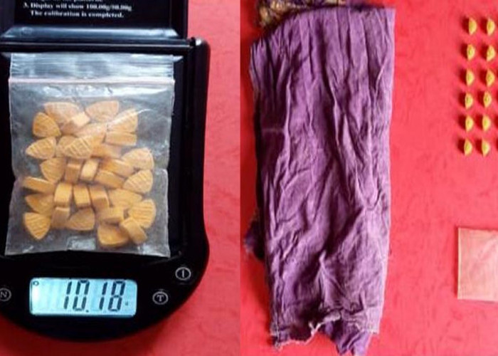 Pengedar Ekstasi Asal Musi Rawas Ditangkap di Parkiran Hotel Arwana Lubuk Linggau 