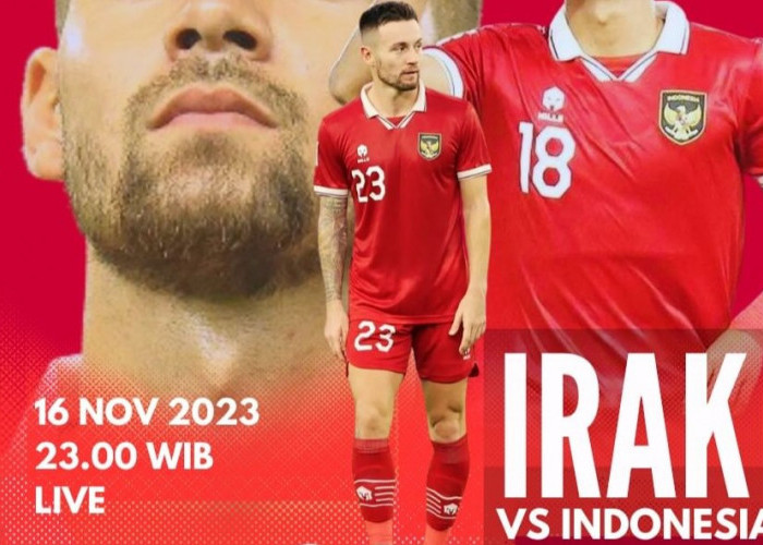 Prediksi Irak vs Indonesia, Kualifikasi Piala Dunia 2026, Kamis 16 November 2023, Kick Off 21.45 WIB
