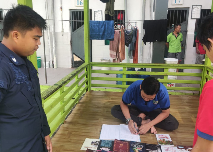 Lapas Lubuk Linggau Hadirkan Perpustakaan Keliling, Tingkatkan Minat Baca Warga Binaan