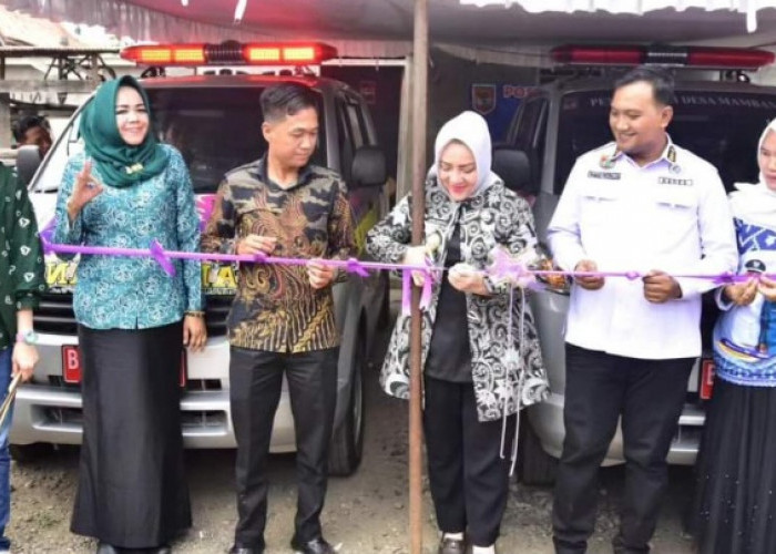 2 Desa di Muara Kelingi Mura Terima Ambulance Gratis, Bupati Hj Ratna Machmud Ingatkan Kades Update DTKS  