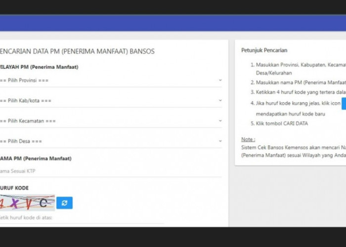 Gunakan NIK dan KTP, Cek Apakah Anda Terdata Sebagai Penerima Bansos 2025, Berikut Caranya