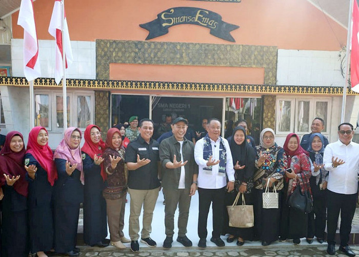Wagub Sumsel H Cik Ujang Kunjungi SMAN 1 Lubuk Linggau, Gerakan Sekolah Hijau Jadi Sorotan Hardiknas 2026
