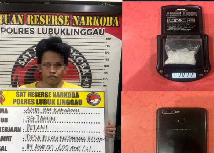 Gerebek Rumah di Bandung Kiri, Pengedar Sabu 10 Gram Ditangkap Polres Lubuk Linggau