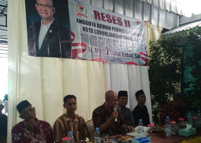 Reses, Anggota DPRD Kota Lubuklinggau HM Amin Serap Aspirasi Masyarakat 