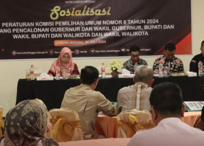 KPU Lubuk Linggau Sosialisasikan PKPU No.8 Tahun 2024 Tentang Pencalonan