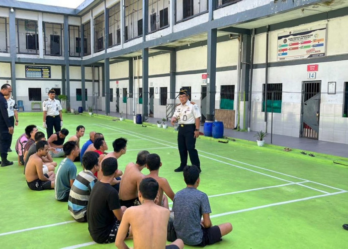 Lapas Lubuk Linggau Gelar Razia Gabungan Wujudkan Pemasyarakatan Bersih