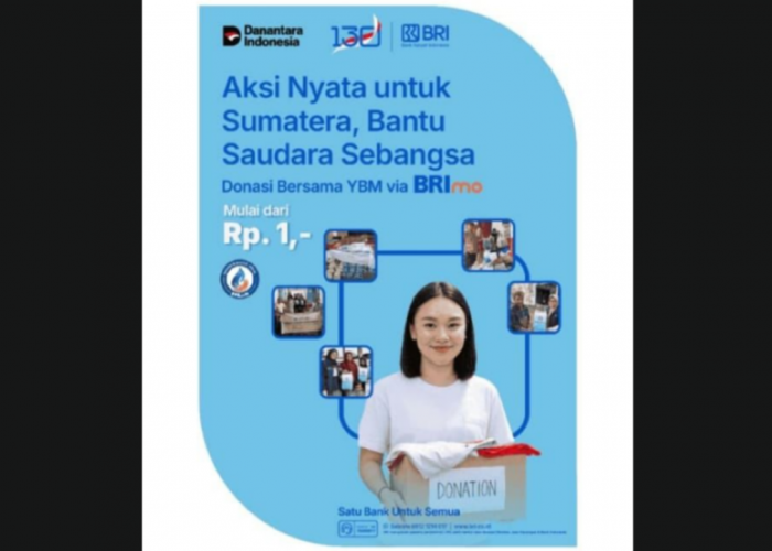Salurkan Donasi untuk Korban Bencana Sumatera Lewat Aplikasi BRImo
