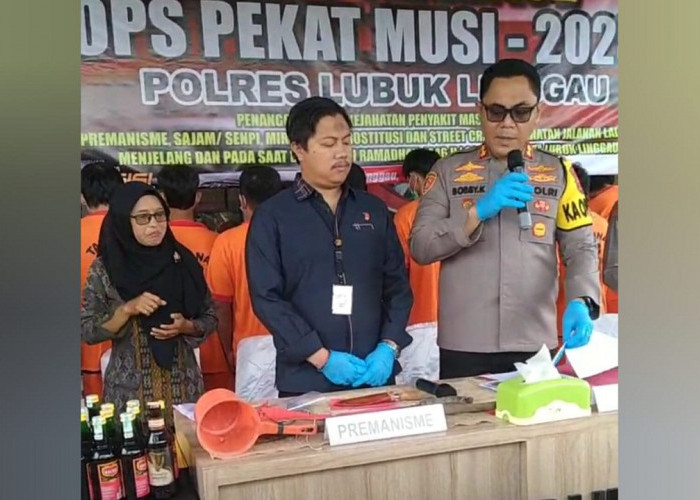 121 Tersangka Tidak Ditahan, Hasil Operasi Pekat Musi 2025 Polres Lubuk Linggau