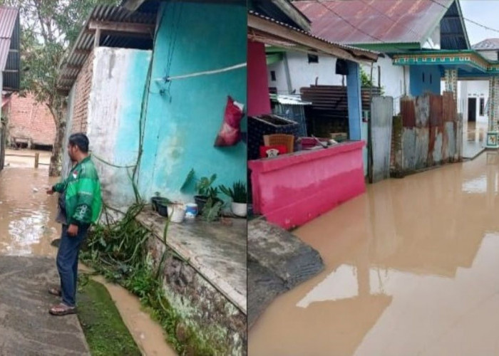 Banjir Landa Lubuk Linggau, Puluhan Kepala Keluarga Terdampak