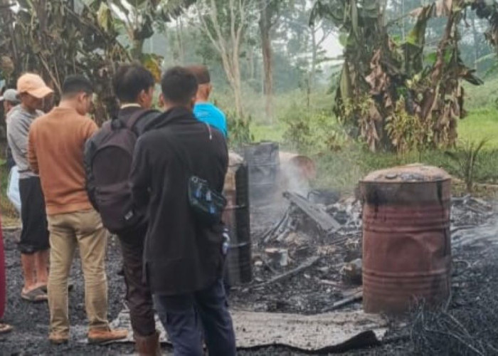 Bangunan Katering di Rawas Ilir Musi Rawas Utara Terbakar, 1 Tewas