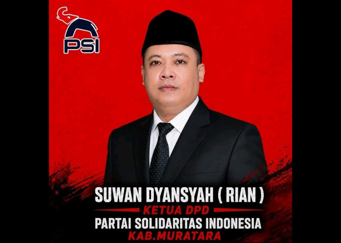 Suwan Dyansyah (Rian) Resmi Pimpin PSI Muratara, Ajak Milenial dan Tokoh Masyarakat Bergabung