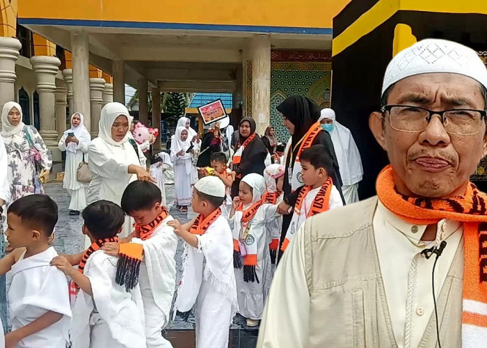 Pondok Pesantren Uswatun Hasanah Lubuklinggau Laksanakan Manasik Haji, Diikuti 500 Lebih Santri