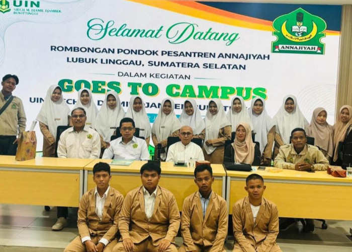 Keren, Ponpes Annajiyah Lubuk Linggau Study Tour ke Sumbar, Kunjungi Universitas Hingga Tempat Usaha