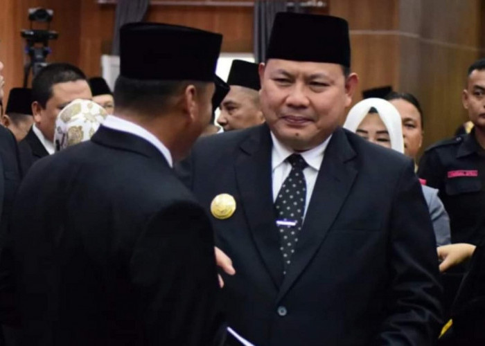 Pjs Bupati Mura Hadiri Sidang Paripurna Istimewa Pengucapan Sumpah dan Janji Anggota DPRD Periode 2024-2029