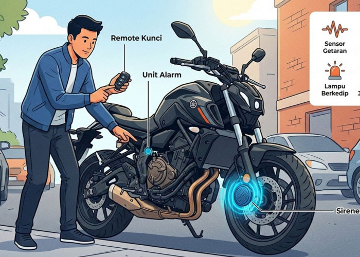 Awas Pencurian Motor Jelang Lebaran Idul Fitri! Berikut 3 Alarm Motor Terbaik dengan Fitur Anti Maling 