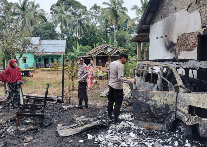 Rumah Guru di BTS Ulu Musi Rawas Terbakar, Rambatan dari Rumah Mertua di Sebelah