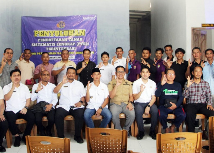 Kantor Pertanahan Musi Rawas Gelar Penyuluhan PTSL Terintegrasi di Desa Rantau Serik