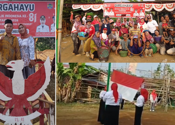 Semangat Kemerdekaan 2026, RT-01 Kelurahan Sumber Agung Gelar Upacara dan Game Seru untuk Warga