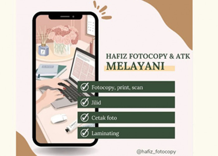 Info Lowongan Kerja di Hafiz Fotocopy dan ATK Lubuk Linggau