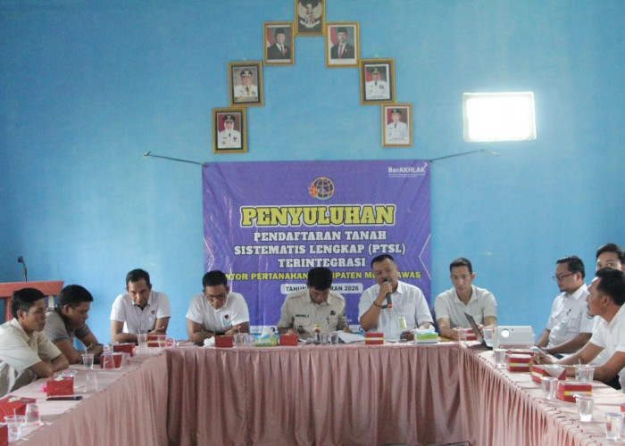 Kantor Pertanahan Musi Rawas Gencarkan Penyuluhan PTSL Terintegrasi 2026 di Desa Napal Melintang