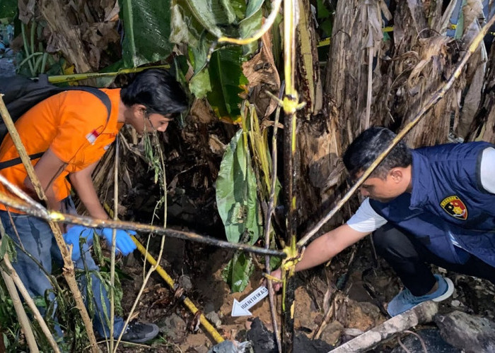 Polisi Periksa Penghuni Kontrakan di Dekat Pipa Bocor yang Sebabkan Kobaran Api di Prabumulih