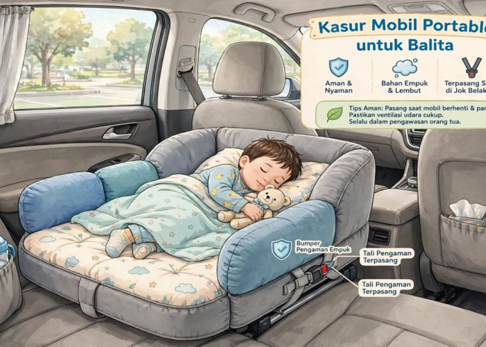 Tips Memilih Kasur Mobil Portable yang Nyaman dan Aman untuk Anak Saat Bepergian Jarak Jauh Antar Provinsi
