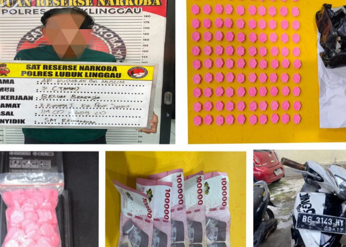 Gagal Edarkan 100 Butir Ekstasi di Lokalisasi Patok Besi Lubuk Linggau