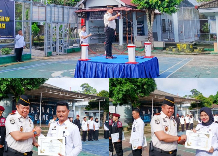 Apel Apresiatif, Lapas Narkotika Muara Beliti Teguhkan Budaya Kerja melalui Penghargaan Pegawai Berprestasi