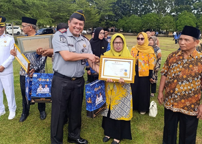 Kalapas Narkotika Muara Beliti Hadiri Upacara Hari Lahir Pancasila 2025 di Pemkab Musi Rawas