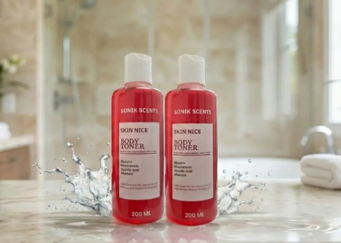 Waw, Sonik Scents Body Toner Bikin Kulit Glowing Harga Murah Cek Bahannya di Sini