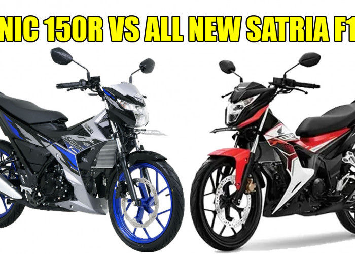 Motor Ayam Jago, Intip Harga dan Spesifikasi Terbaru Honda Sonic 150R vs Suzuki All New Satria F150