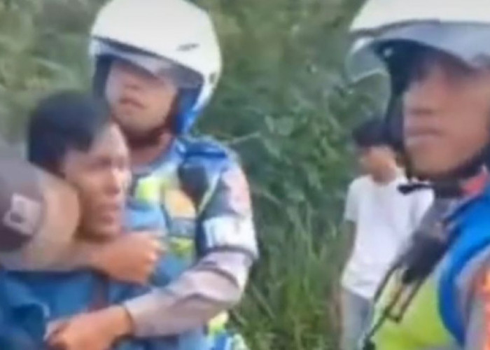 Viral di Musi Rawas, Seorang Pria Teriak-teriak Ketika Diamankan Polisi, Begini Ceritanya
