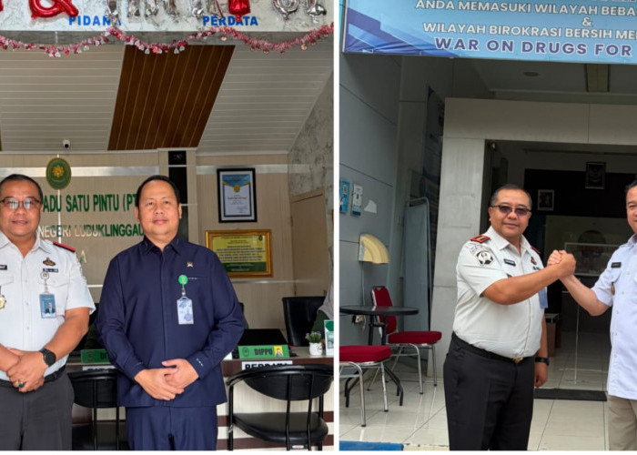 Kalapas Lubuk Linggau Perkuat Sinergi dengan Pengadilan Negeri dan BNNK Lubuk Linggau