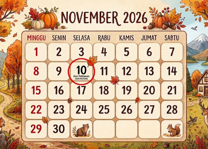 Daftar Lengkap Hari Besar Nasional November 2026, Ada Hari Pahlawan