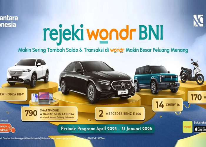 Rejeki Wondr BNI 2026: Kesempatan Terakhir Raih Hadiah Mobil Mewah hingga Gadget