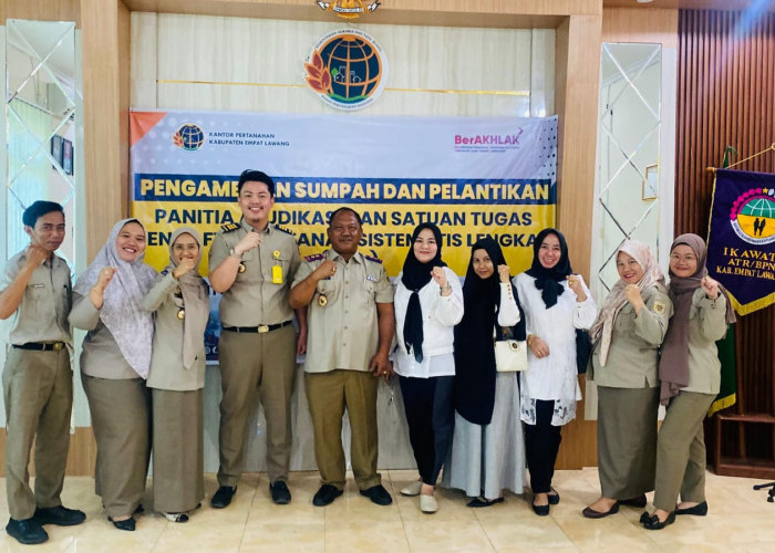 Silaturahmi dan Penguatan Sinergi, Kantor Pertanahan Musi Rawas Kunjungi Kantor Pertanahan Empat Lawang