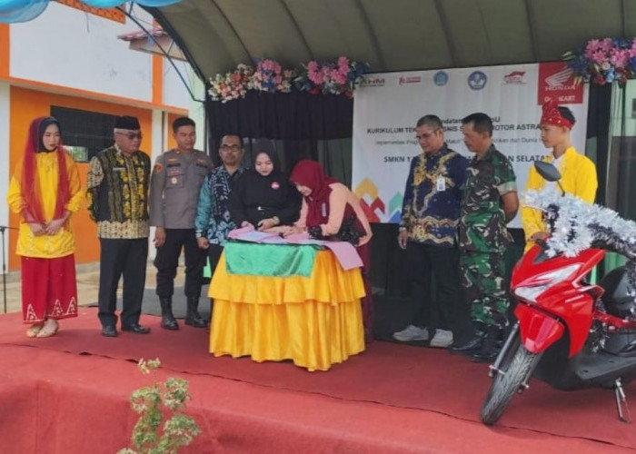 Jalin Kerja Sama, Langkah Strategis SMK Negeri 1 Muara Uya Menyongsong Era Society 5.0