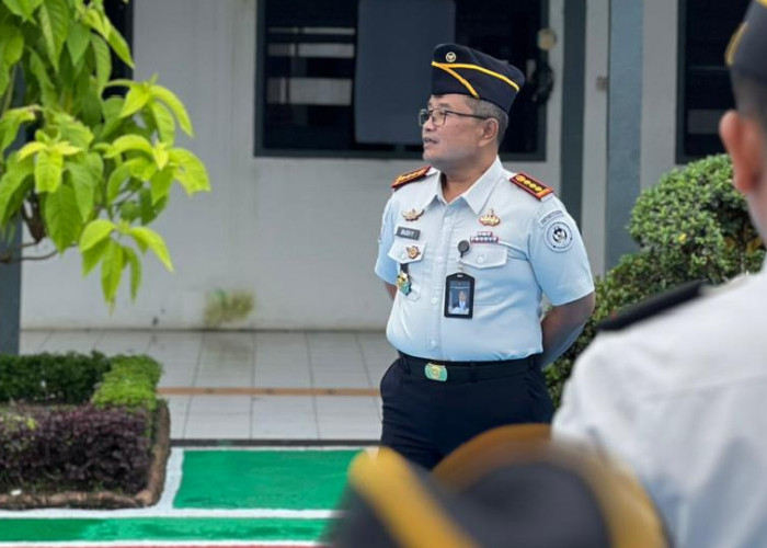 Kalapas Lubuk Linggau Tekankan Sinergi dan Integritas Saat Apel Pagi