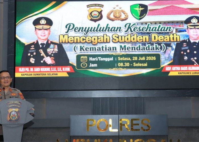 Polres Lubuk Linggau Sosialisasikan Pencegahan Kematian Secara Mendadak