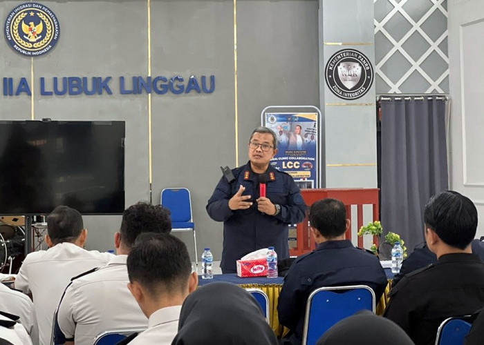 Kalapas Lubuk Linggau Berikan Penguatan Jajaran Tindak Lanjuti Arahan Dirjenpas, Ini yang Ditekankan